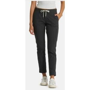 Vuori Pants Womens Sm Grey Jogger Ripstop Drawstring Cargo Pocket Climber Logo
